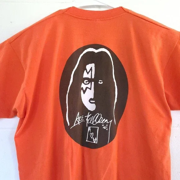 Kiss Gibson X Ace Frehley Kiss Band Guitarist Vintage 90s Band T-Shirt Men’s XL - Picture 10 of 13